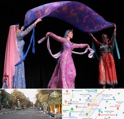 کلاس رقص ایرانی در شریعتی 