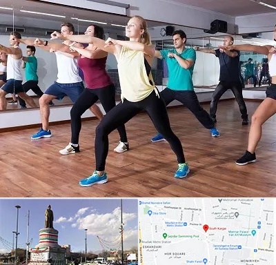 کلاس زومبا در کارگر جنوبی 