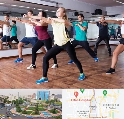 کلاس زومبا در ونک 