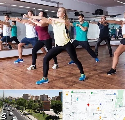 کلاس زومبا در شهرک آزمایش 