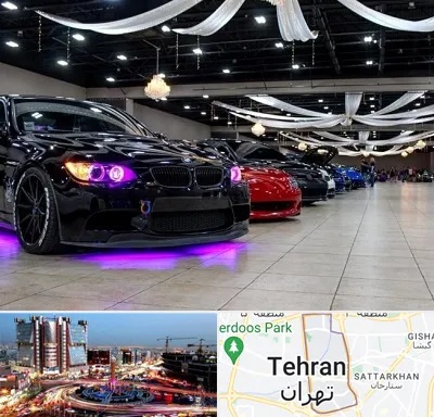 نمایشگاه ماشین خارجی در صادقیه 
