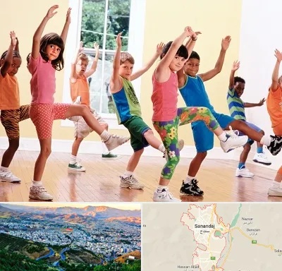 کلاس ایروبیک کودکان در سنندج