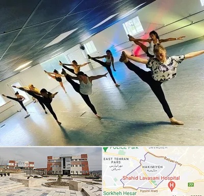 کلاس رقص گروهی در حکیمیه 