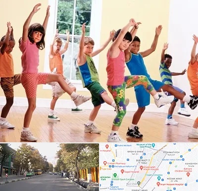 کلاس ایروبیک کودکان در شریعتی 