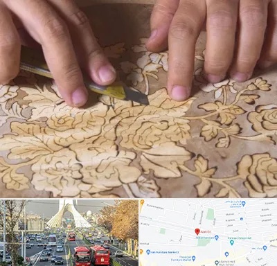 کلاس معرق در خیابان آزادی 