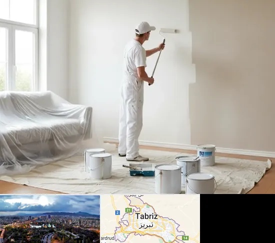 نقاشی ساختمان در تبریز