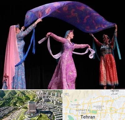 کلاس رقص ایرانی در شمال تهران 
