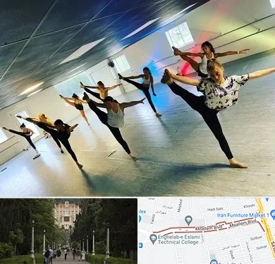کلاس رقص گروهی در بلوار معلم رشت 