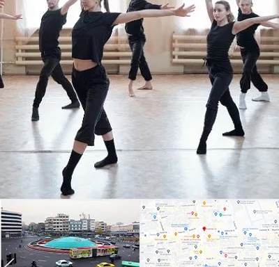 کلاس رقص حرفه ای در میدان انقلاب 