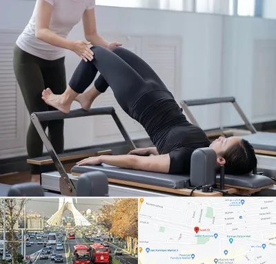 مربی پیلاتس در خیابان آزادی 