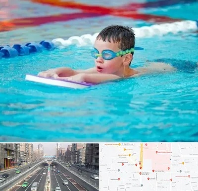 کلاس شنا برای کودکان در توحید 