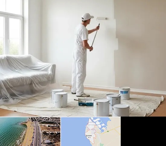 نقاشی ساختمان در بوشهر