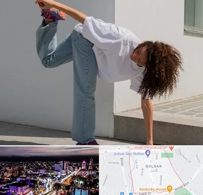 کلاس رقص شافل در گلسار رشت 