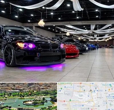 نمایشگاه ماشین خارجی در منطقه 9 تهران 