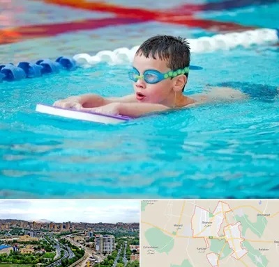 کلاس شنا برای کودکان در شهریار
