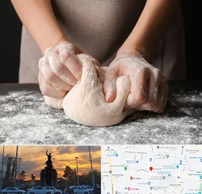 آموزشگاه پخت نان در میدان حر 
