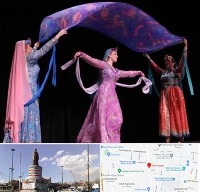 کلاس رقص ایرانی در کارگر جنوبی 
