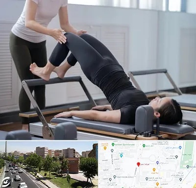 مربی پیلاتس در شهرک آزمایش 
