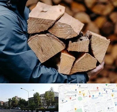 متریال چوبی در میدان کاج 