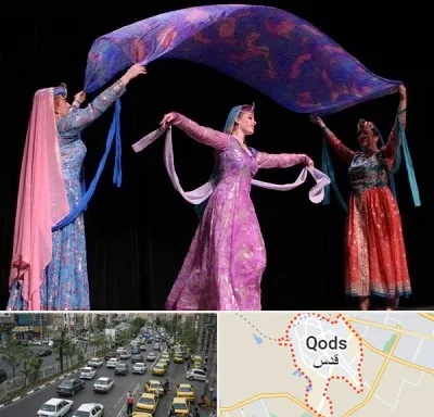 کلاس رقص ایرانی در شهر قدس