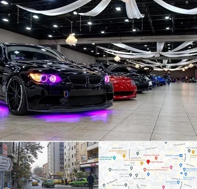 نمایشگاه ماشین خارجی در فاطمی 