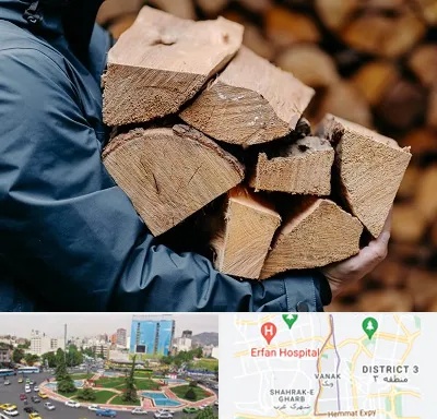 متریال چوبی در ونک 