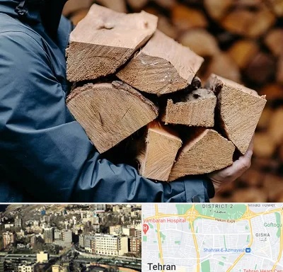 متریال چوبی در مرزداران 