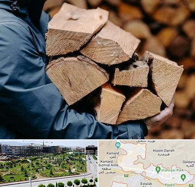 متریال چوبی در پردیس