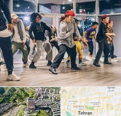 کلاس رقص هیپ هاپ در شمال تهران 