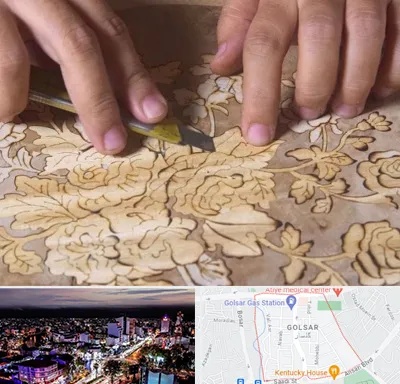 کلاس معرق در گلسار رشت 