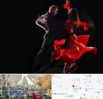 کلاس رقص سالسا در خیابان آزادی 