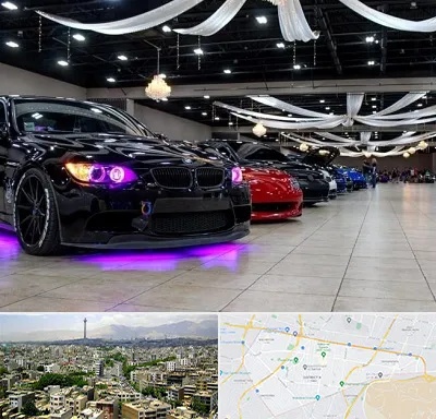 نمایشگاه ماشین خارجی در منطقه 8 تهران 