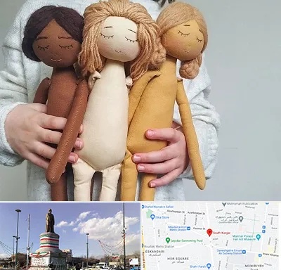 کلاس عروسک سازی در کارگر جنوبی