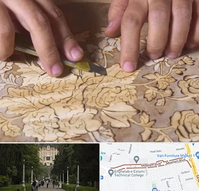 کلاس معرق در بلوار معلم رشت 