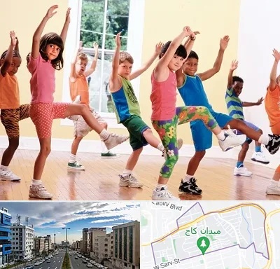 کلاس ایروبیک کودکان در سعادت آباد 