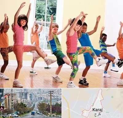 کلاس ایروبیک کودکان در گوهردشت کرج 