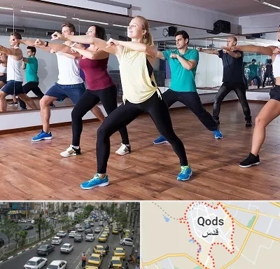 کلاس زومبا در شهر قدس