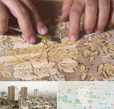 کلاس معرق در منطقه 5 تهران 