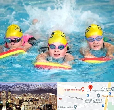 آموزش شنا کودکان در جردن 