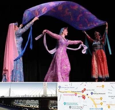 کلاس رقص ایرانی در پارک وی 