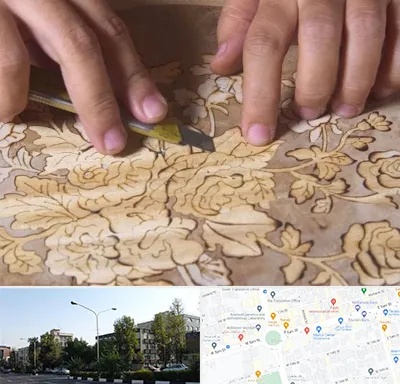 کلاس معرق در میدان کاج 