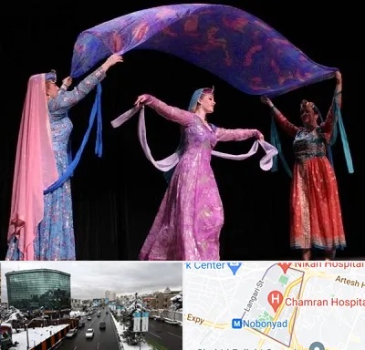 کلاس رقص ایرانی در اقدسیه 