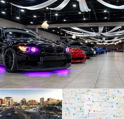 نمایشگاه ماشین خارجی در منطقه 7 تهران 
