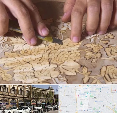 کلاس معرق در منطقه 11 تهران 