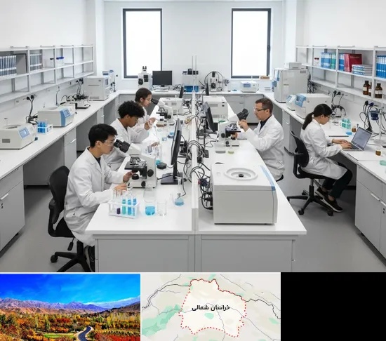تجهیزات آزمایشگاهی دانشگاه و مدارس در خراسان شمالی