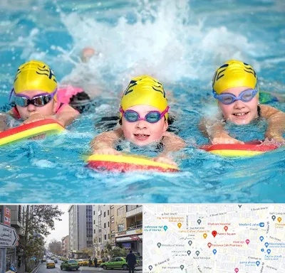 آموزش شنا کودکان در فاطمی 