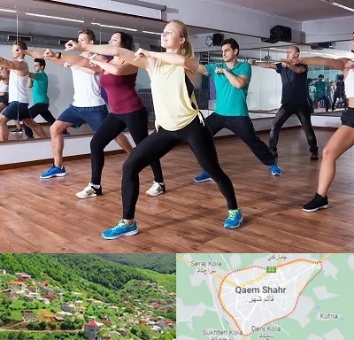 کلاس زومبا در قائم شهر