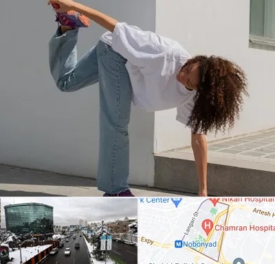 کلاس رقص شافل در اقدسیه 