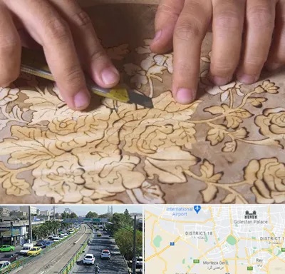 کلاس معرق در جنوب تهران 