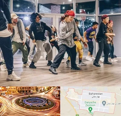 کلاس رقص هیپ هاپ در بهارستان